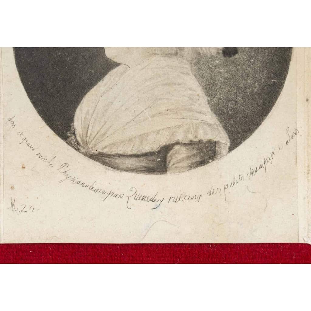 Petit portrait, début du XIXème siècle | Biron Petit portrait, début du XIXème siècle