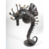 Sculpture hippocampe en acier, XXème siècle | Biron ||||||||||
