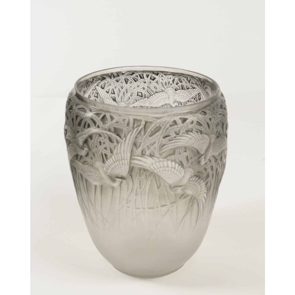 René Lalique : Vase « Aigrettes » – 1931 | Biron René Lalique : Vase « Aigrettes » - 1931