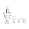 LALIQUE France : Service de Verres « VOUVRAY » 1932 | Biron |||||