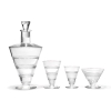 LALIQUE France : Service de Verres « VOUVRAY » 1932 | Biron LALIQUE France : Service de Verres « VOUVRAY » 1932