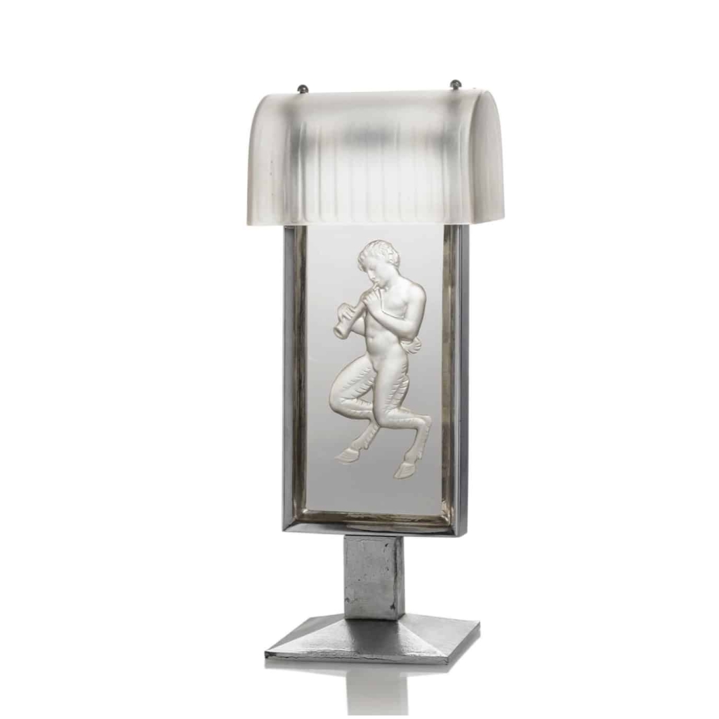 René LALIQUE : Lampe « Pan » – 1931 | Biron ||||||