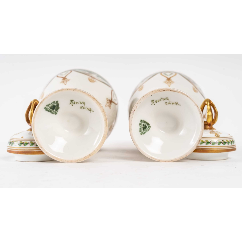Service en porcelaine de Limoges, style Empire XIXème