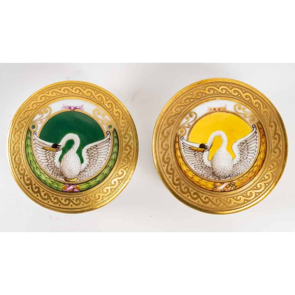 Service en porcelaine de Limoges, style Empire XIXème