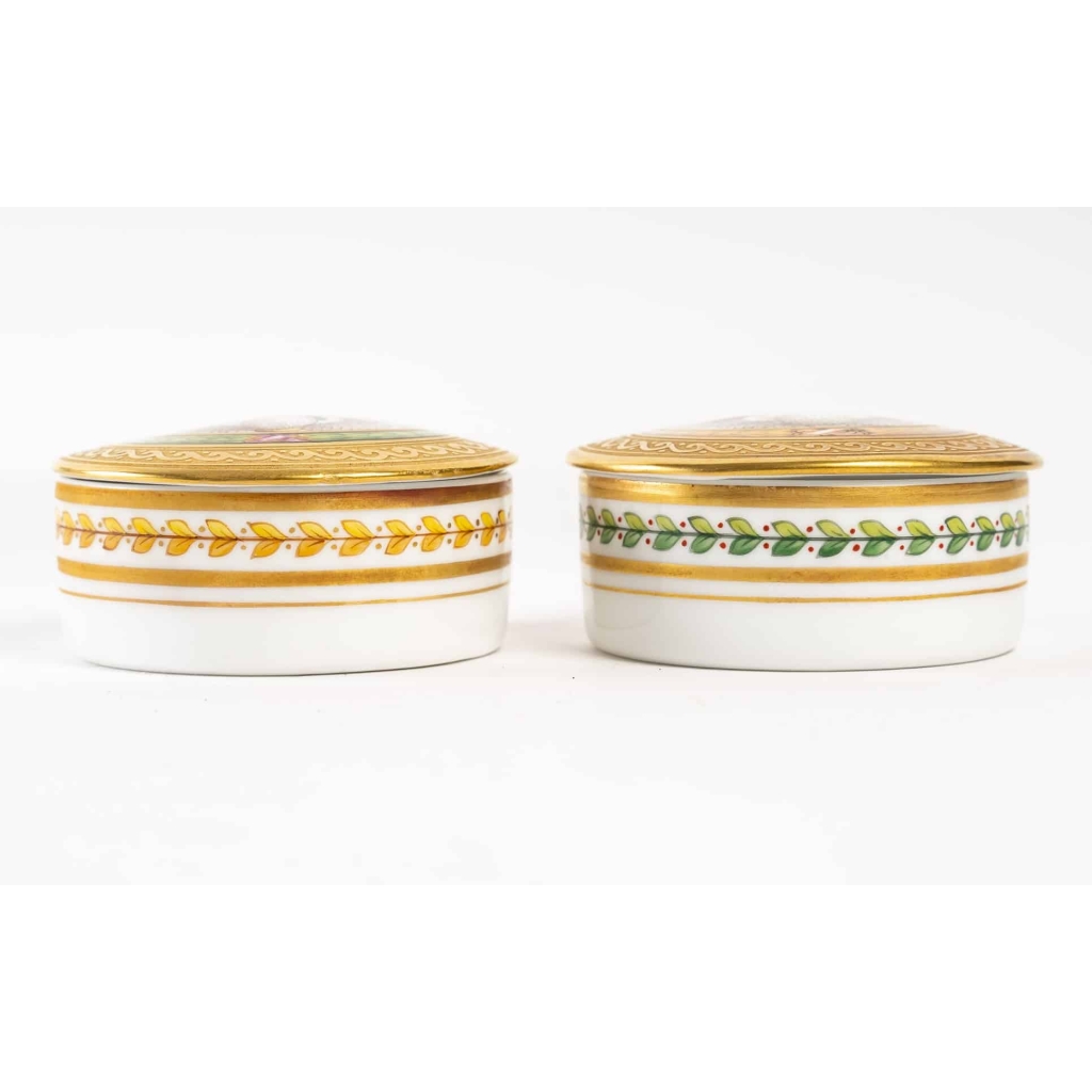 Service en porcelaine de Limoges, style Empire XIXème
