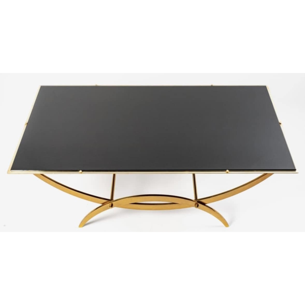 1970 Table Basse en Bronze Maison Roche | Biron 1970 Table Basse en Bronze Maison Roche