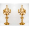 Paire de candélabres signées F. Barbedienne | Biron |||||||||||