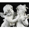 Sculpture biscuit « Amours aux fleurs » | Biron Sculpture biscuit "Amours aux fleurs"