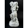 Sculpture biscuit « Amours aux fleurs » | Biron Sculpture biscuit "Amours aux fleurs"