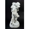 Sculpture biscuit « Amours aux fleurs » | Biron Sculpture biscuit "Amours aux fleurs"