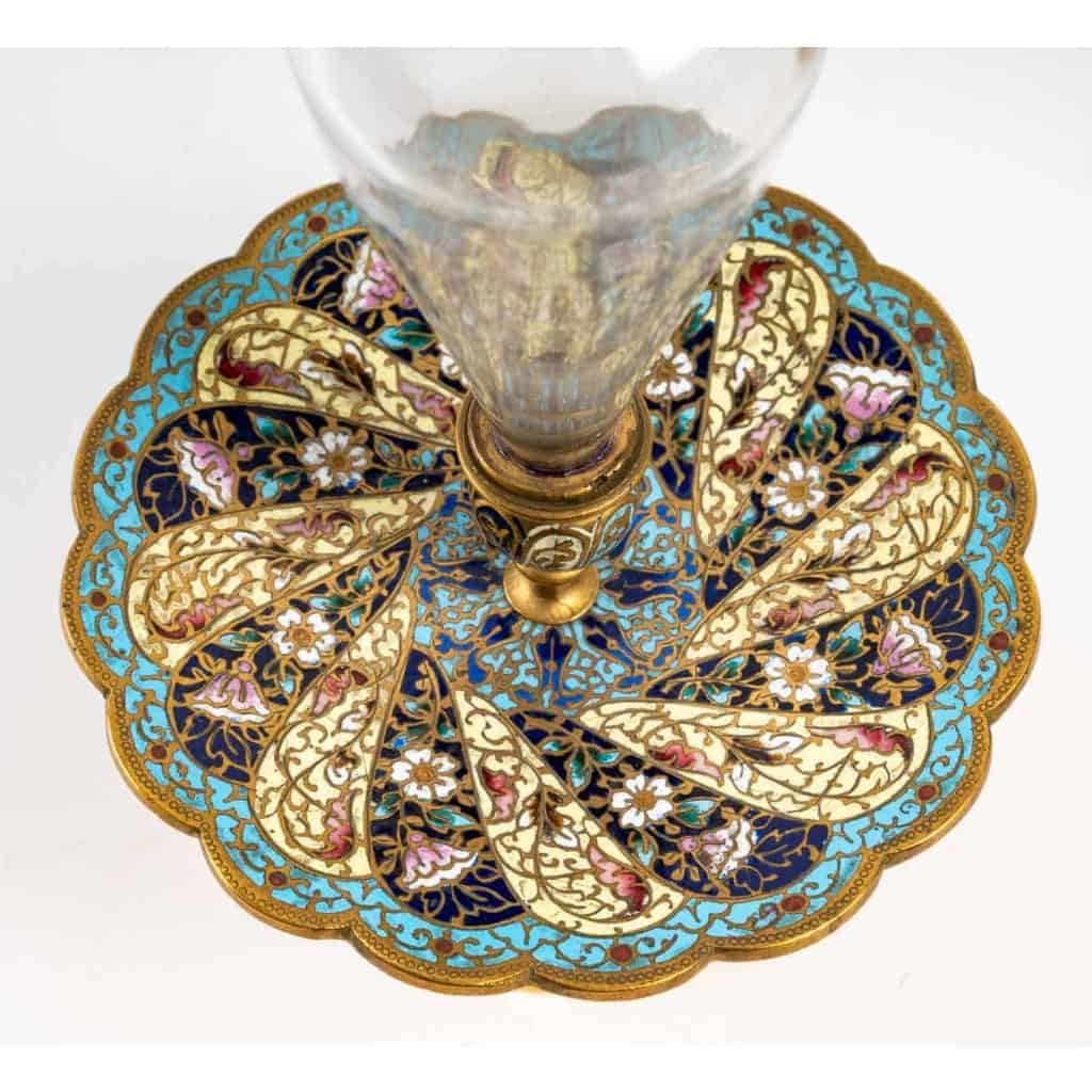 Une paire de coupe en cristal et bronze doré fin XIXème siècle | Biron Une paire de coupe en cristal et bronze doré fin XIXème siècle