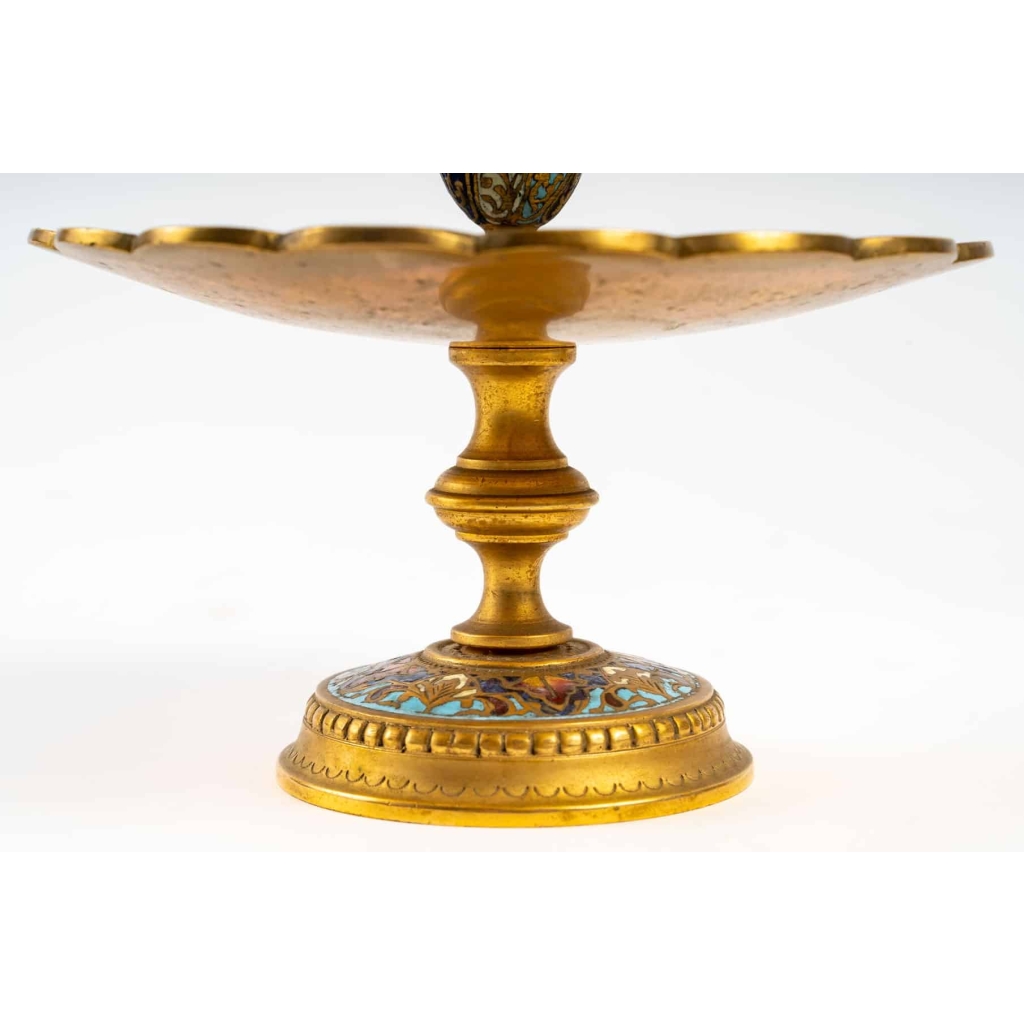 Une paire de coupe en cristal et bronze doré fin XIXème siècle | Biron Une paire de coupe en cristal et bronze doré fin XIXème siècle