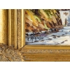 Huile sur toile, Village de Provence, XXème siècle