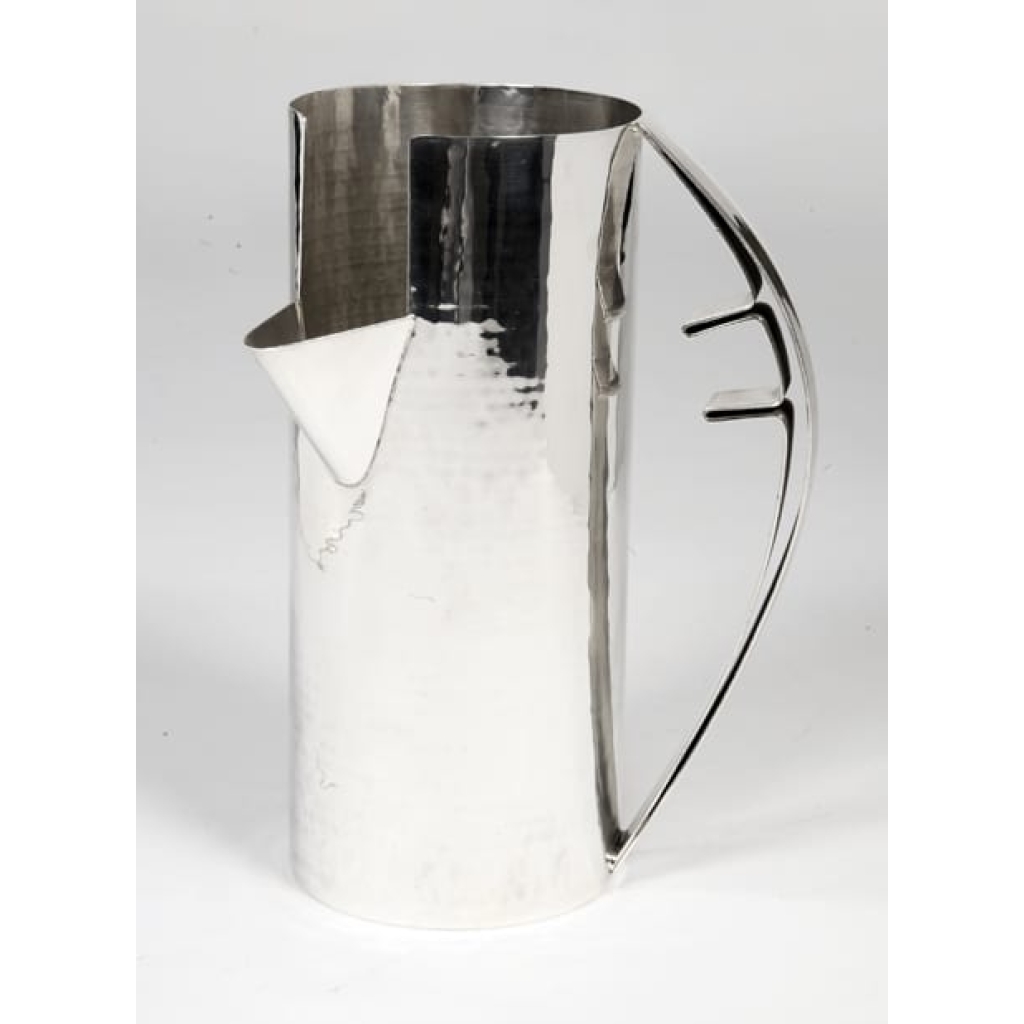 Orfèvre CARLO SCARPA - Pichet en argent massif XXe ||||||