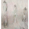 1960/70′ Lustre Style Venini 86 Cristaux Torsadés H: 95 Cm X D: 38 Cm | Biron 1960/70′ Lustre Style Venini 86 Cristaux Torsadés H: 95 Cm X D: 38 Cm