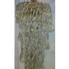 1960/70′ Lustre Style Venini 86 Cristaux Torsadés H: 95 Cm X D: 38 Cm | Biron 1960/70′ Lustre Style Venini 86 Cristaux Torsadés H: 95 Cm X D: 38 Cm