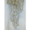 1960/70′ Lustre Style Venini 86 Cristaux Torsadés H: 95 Cm X D: 38 Cm | Biron 1960/70′ Lustre Style Venini 86 Cristaux Torsadés H: 95 Cm X D: 38 Cm