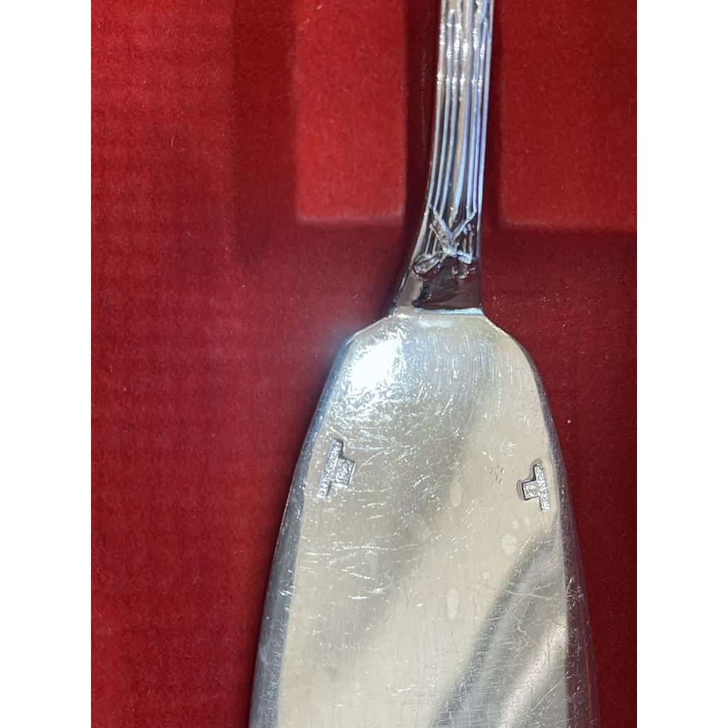 Ménagère Christofle modèle » Rubans « | Biron Ménagère Christofle modèle " Rubans "