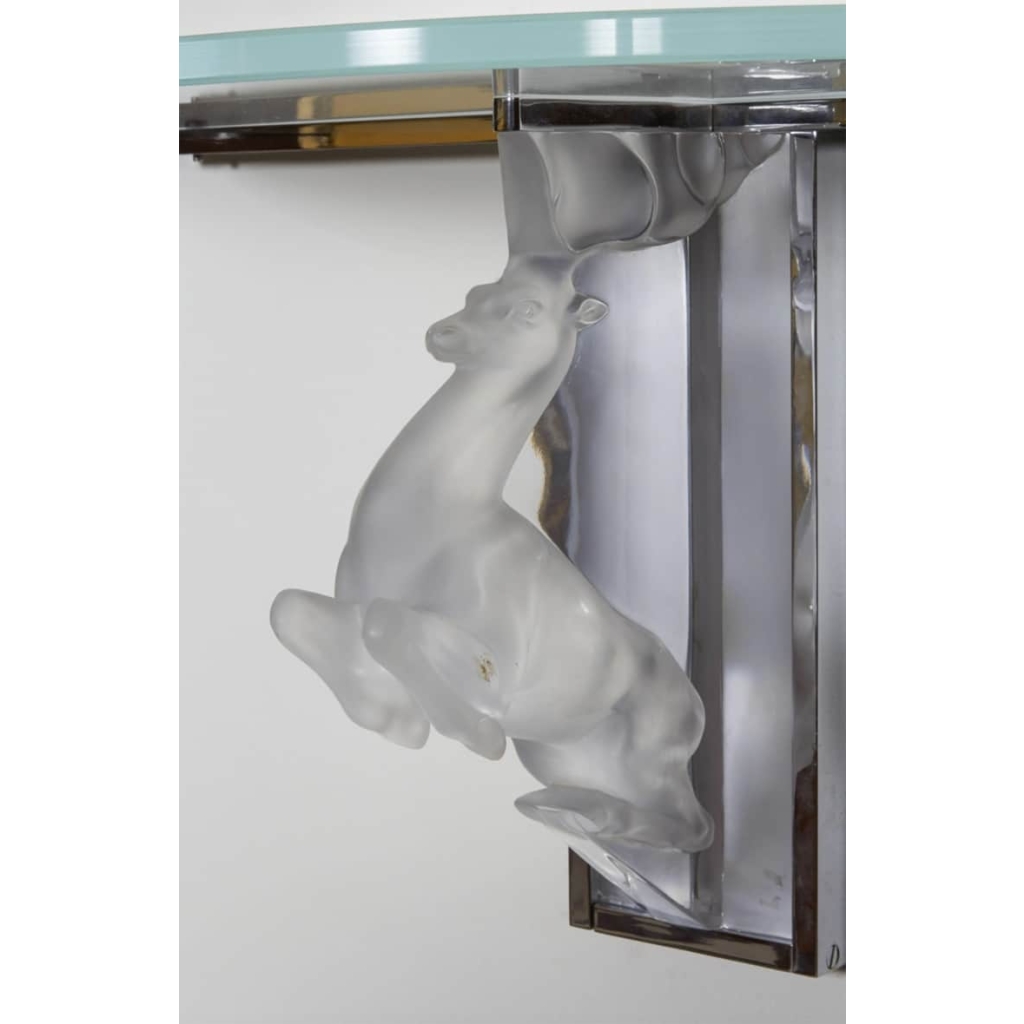 Lalique France : Console cerf