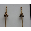1950/70 Paire de Lampes en Bronze et Oeuf en Resine Fractable Signée Charles | Biron 1950/70 Paire de Lampes en Bronze et Oeuf en Resine Fractable Signée Charles