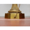 1950/70 Paire de Lampes en Bronze et Oeuf en Resine Fractable Signée Charles | Biron 1950/70 Paire de Lampes en Bronze et Oeuf en Resine Fractable Signée Charles