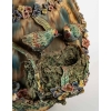 Paire de vases en barbotine à décor d’époque, XIXème siècle | Biron Paire de vases en barbotine à décor d'époque, XIXème siècle