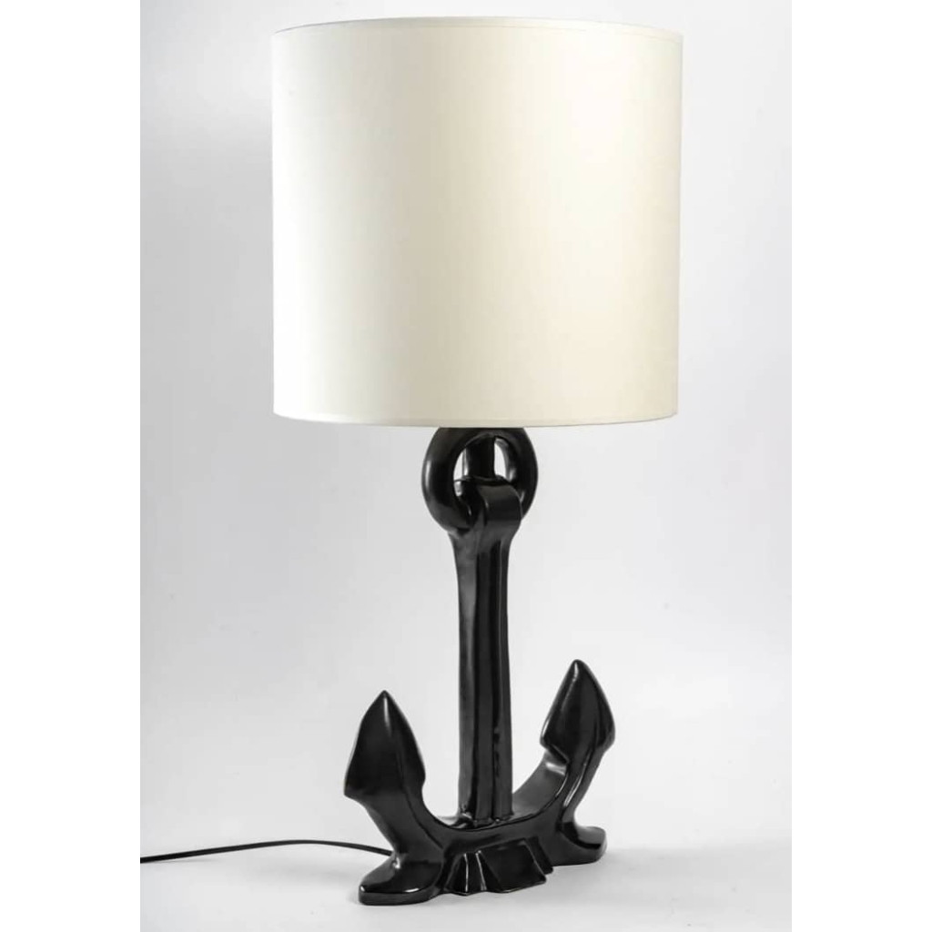 1950 Lampe Modèle Ancre Ateliers Vallauris | Biron 1950 Lampe Modèle Ancre Ateliers Vallauris
