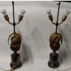 1970′ Paire De Lampes Palmier Ou Cocotier Avec Noix De Coco DLG Maison Jansen Ou Charles Non Signées | Biron 1970′ Paire De Lampes Palmier Ou Cocotier Avec Noix De Coco DLG Maison Jansen Ou Charles Non Signées