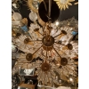 1970′ Lustre Venini 88 Cristaux Murano Aux 8 Satellites | Biron 1970′ Lustre Venini 88 Cristaux Murano Aux 8 Satellites