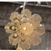 1970′ Lustre Venini 88 Cristaux Murano Aux 8 Satellites | Biron 1970′ Lustre Venini 88 Cristaux Murano Aux 8 Satellites