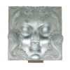 Lalique France : «Masque de femme» Plaque Décorative, Support Métal | Biron |||||||
