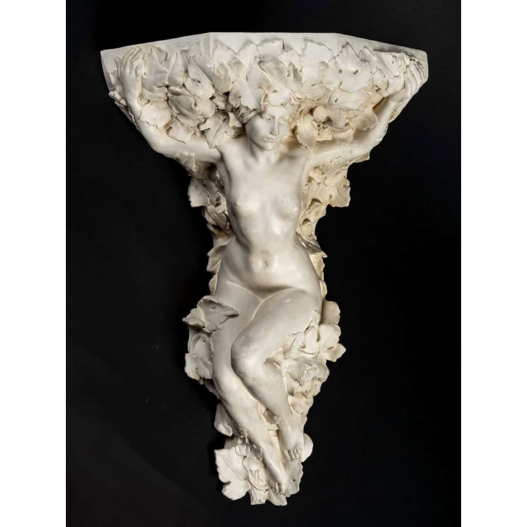 Paire de console par Anatole Jean Guillot (1865 -1911) et Manufacture de Sèvres | Biron Paire de console par Anatole Jean Guillot (1865 -1911) et Manufacture de Sèvres