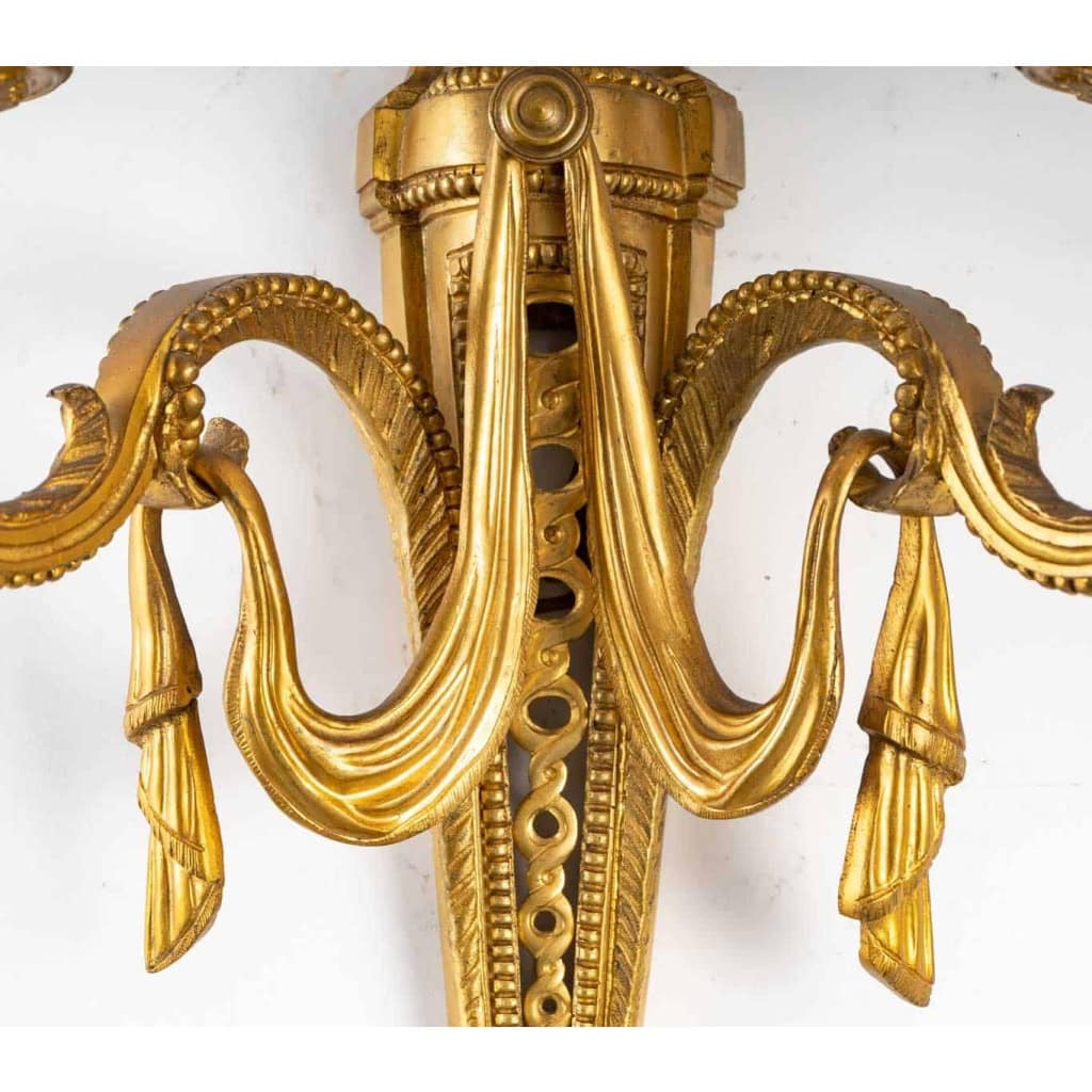 Appliques en bronze doré, XIXème siècle | Biron Appliques en bronze doré, XIXème siècle