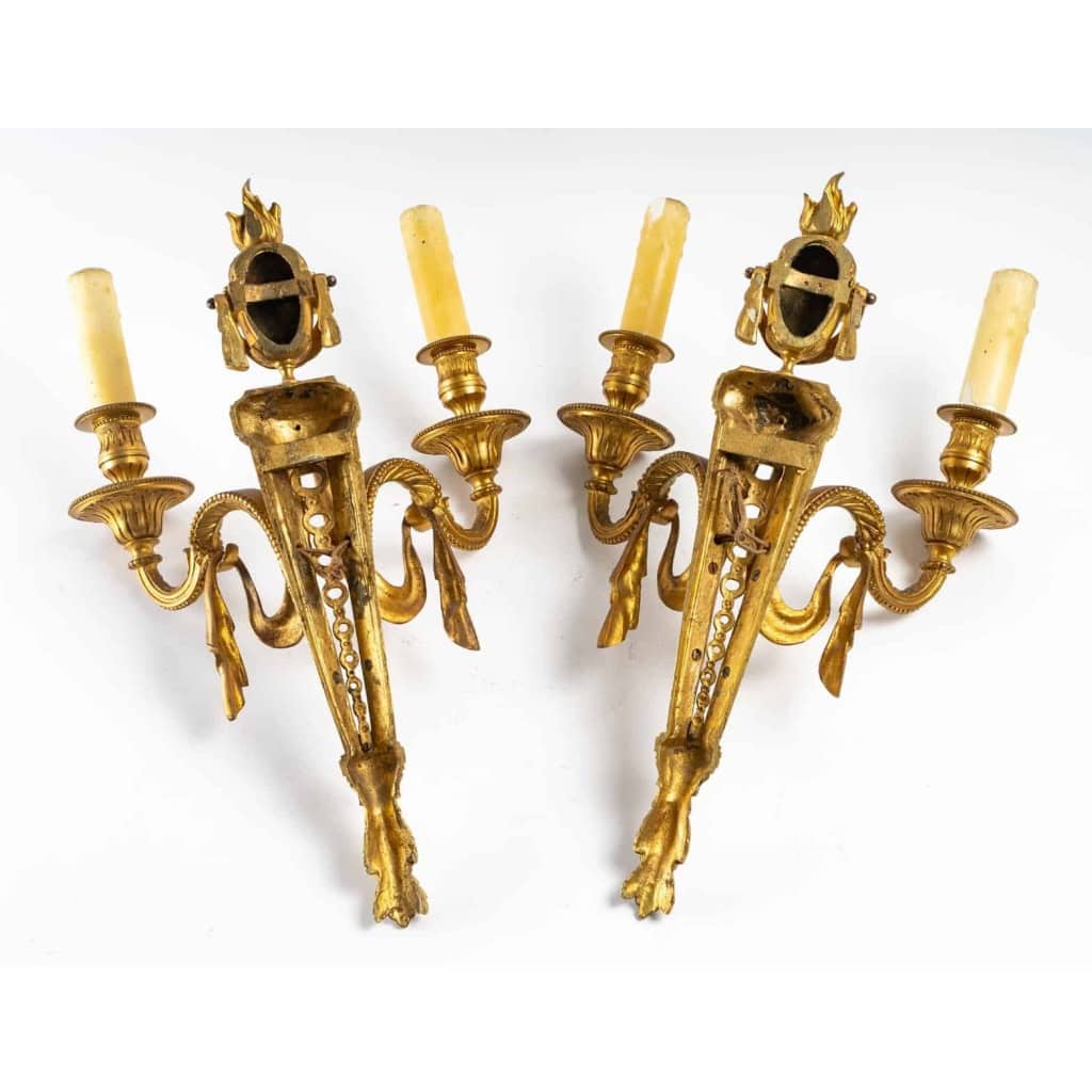 Appliques en bronze doré, XIXème siècle | Biron Appliques en bronze doré, XIXème siècle