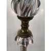 1950/70 Lampadaires Similaires Cristal Et Laiton Saint Louis | Biron 1950/70 Lampadaires Similaires Cristal Et Laiton Saint Louis