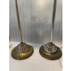 1950/70 Lampadaires Similaires Cristal Et Laiton Saint Louis | Biron 1950/70 Lampadaires Similaires Cristal Et Laiton Saint Louis