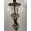 1950/70 Lampadaires Similaires Cristal Et Laiton Saint Louis | Biron 1950/70 Lampadaires Similaires Cristal Et Laiton Saint Louis