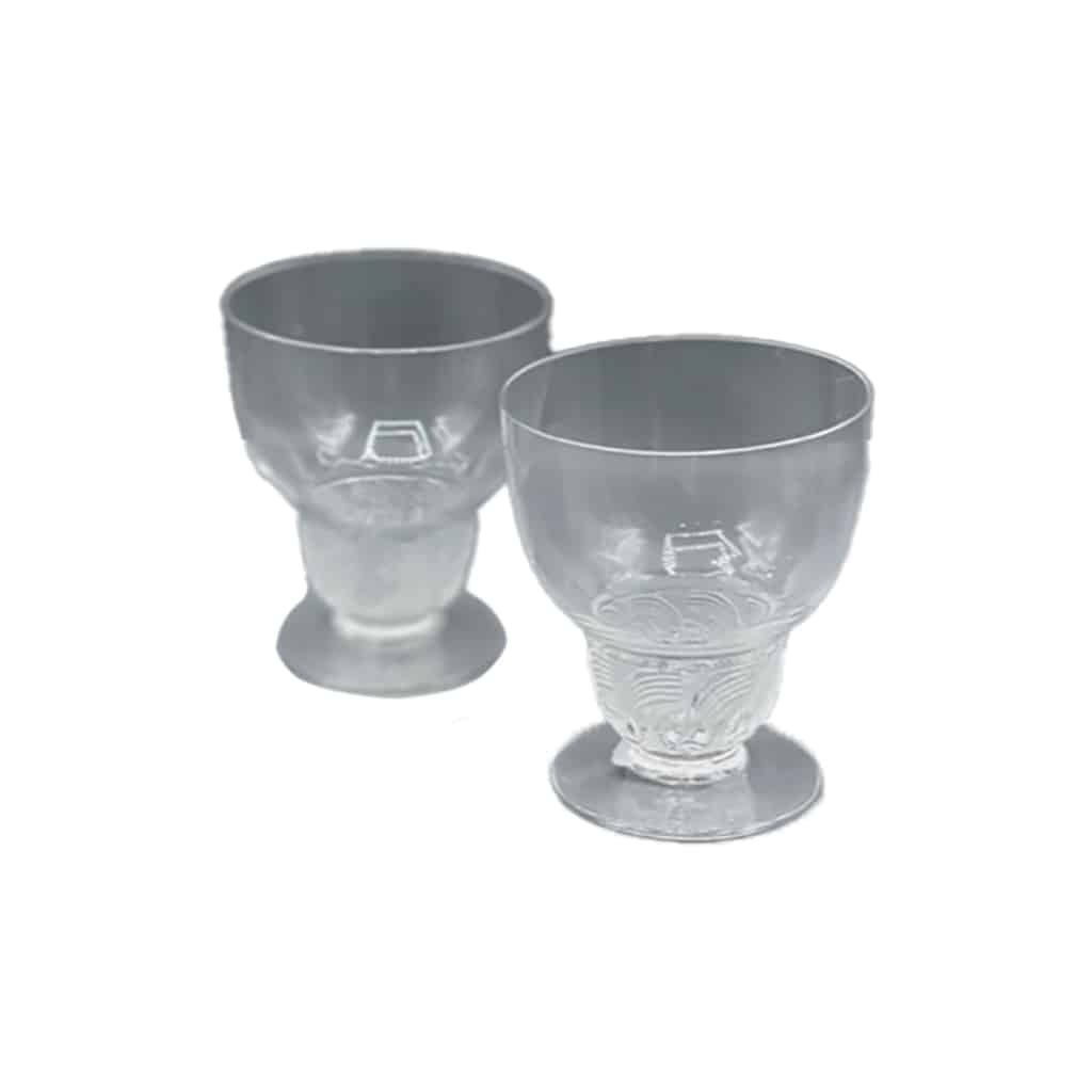René Lalique : Série de 5 verres « Padoue » 1930 2 René Lalique : Série de 5 verres « Padoue » 1930 2