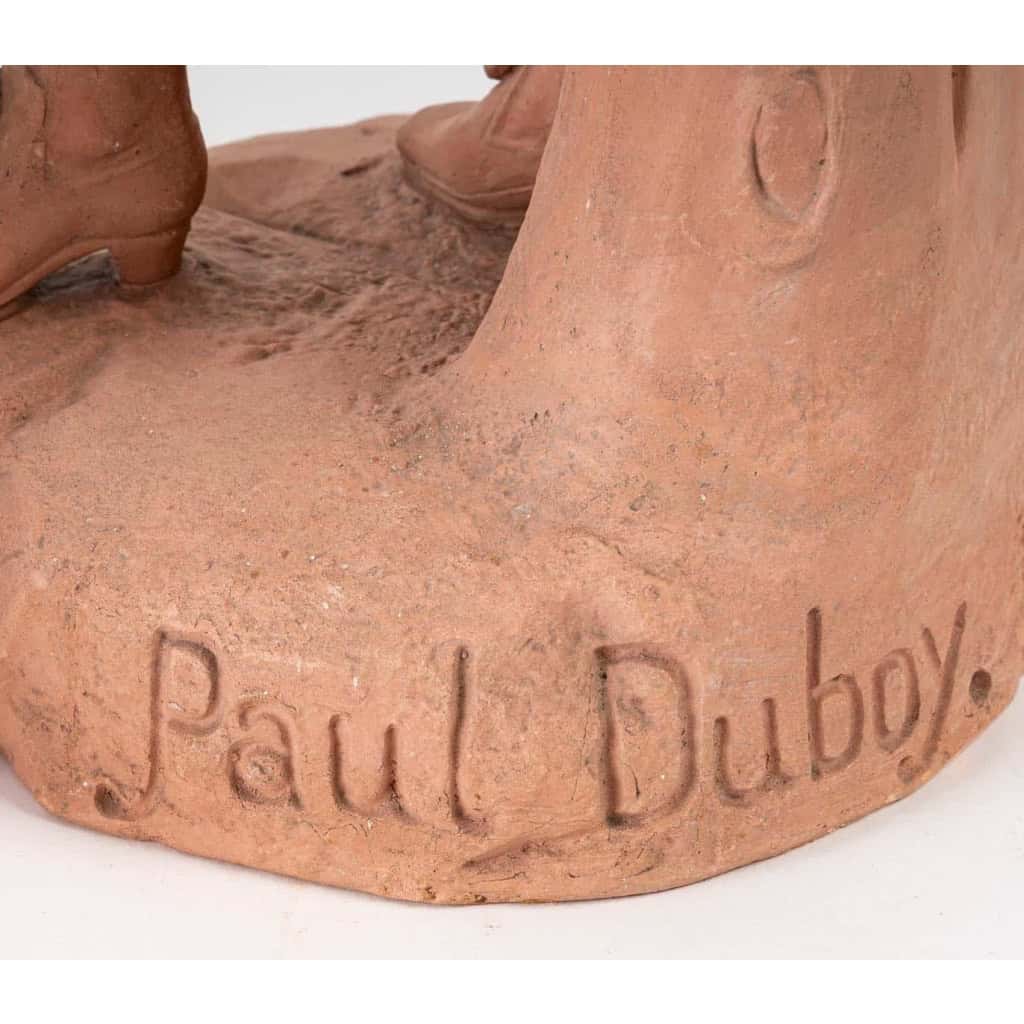 Paire de statuettes en terre cuite, XIXème siècle | Biron Paire de statuettes en terre cuite, XIXème siècle