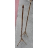 1970′ Paire De Lampadaires Aux Branchages Bronze Patiné DLG Agostini Hauteur 140 cm Diamètre 40 cm | Biron ||||||||||