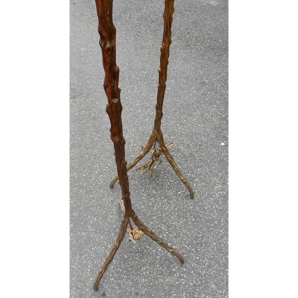 1970′ Paire De Lampadaires Aux Branchages Bronze Patiné DLG Agostini Hauteur 140 cm Diamètre 40 cm | Biron 1970′ Paire De Lampadaires Aux Branchages Bronze Patiné DLG Agostini Hauteur 140 cm Diamètre 40 cm