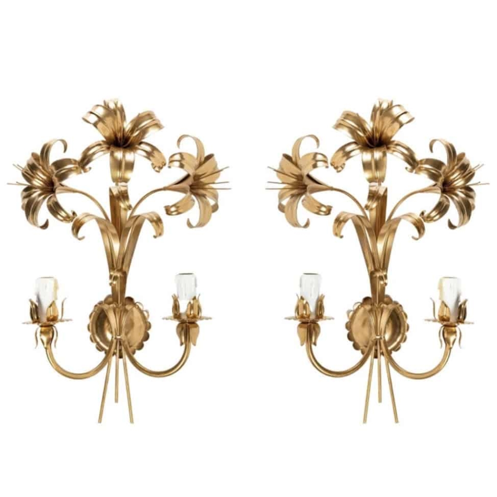 1960 Paire d’Appliques Maison FlorArt. | Biron |||||