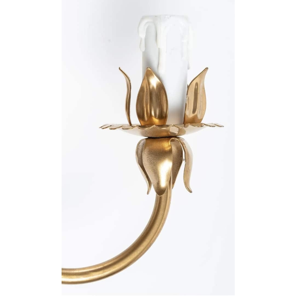 1960 Paire d’Appliques Maison FlorArt. | Biron 1960 Paire d'Appliques Maison FlorArt.