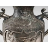 Paire de vases en métal argenté, Asie début du XXème siècle | Biron Paire de vases en métal argenté, Asie début du XXème siècle