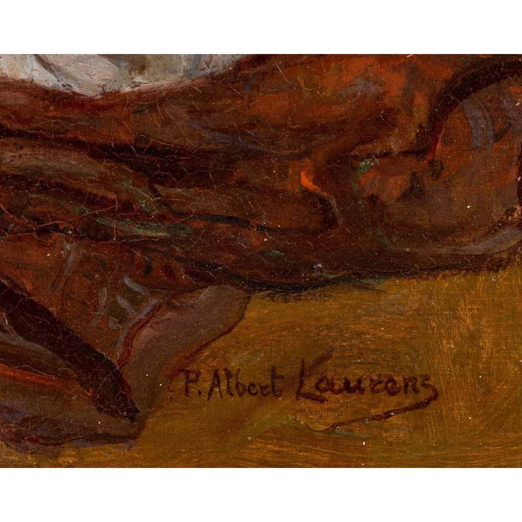 Tableau symboliste signé par Albert Laurens | Biron Tableau symboliste signé par Albert Laurens