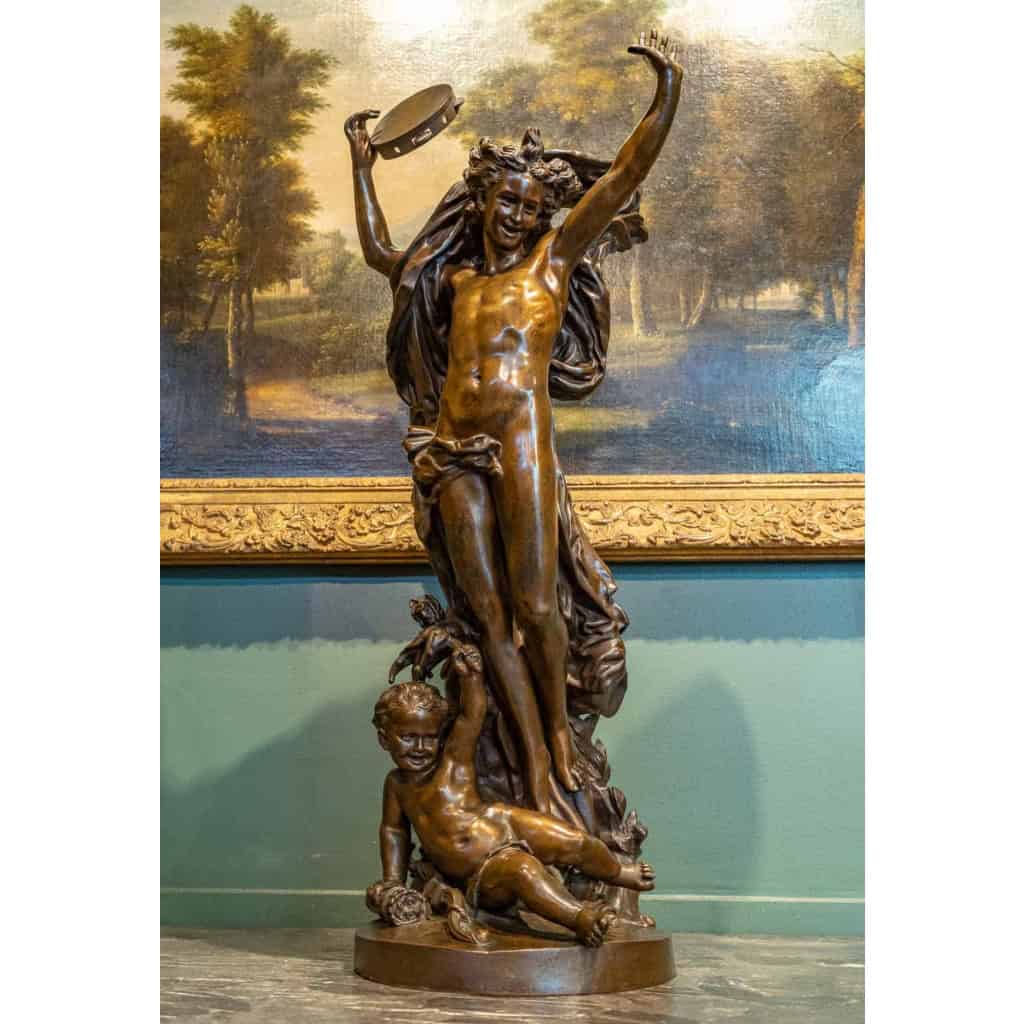 Le Génie De La Danse. Bronze Signé Carpeaux. | Biron Le Génie De La Danse. Bronze Signé Carpeaux.
