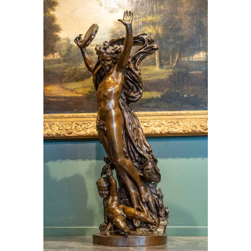 Le Génie De La Danse. Bronze Signé Carpeaux. | Biron Le Génie De La Danse. Bronze Signé Carpeaux.