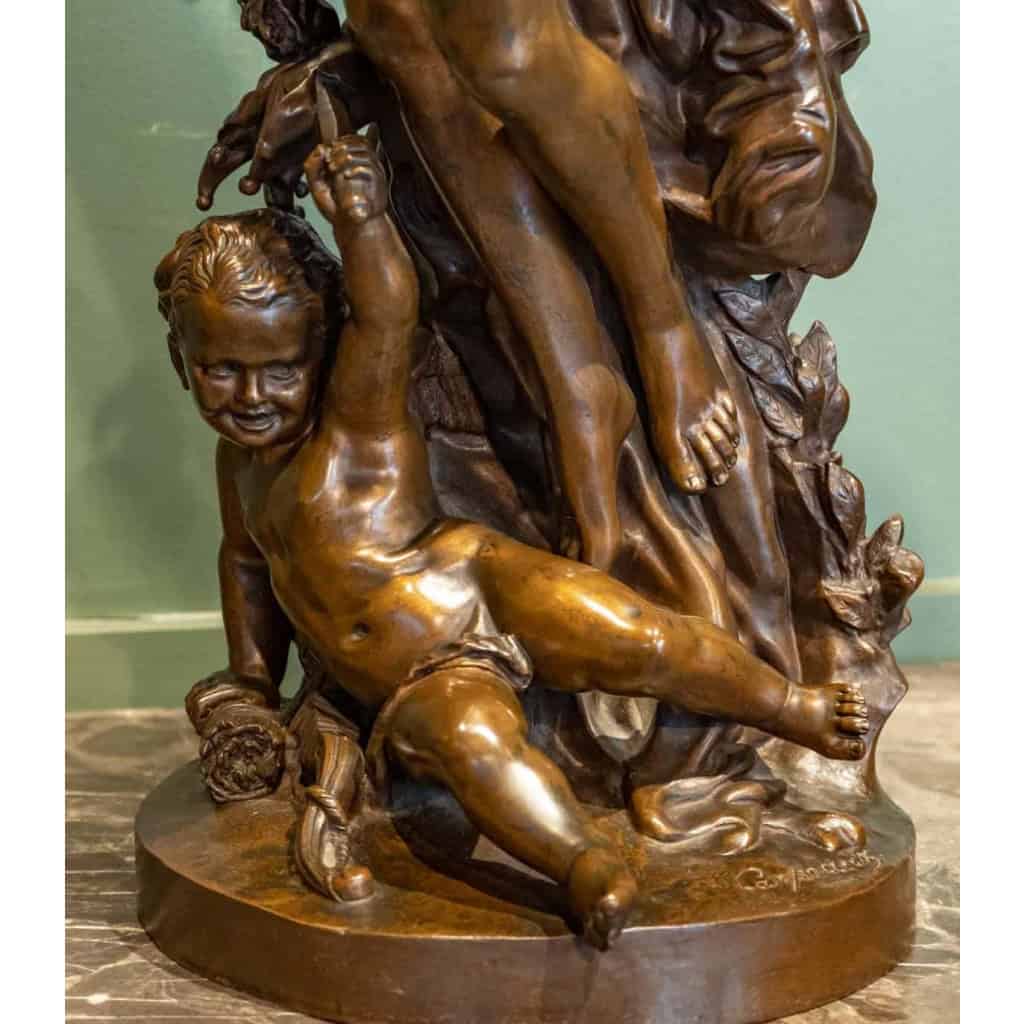 Le Génie De La Danse. Bronze Signé Carpeaux. | Biron Le Génie De La Danse. Bronze Signé Carpeaux.