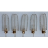 1950/70 5 Appliques Style BAROVIER & TOSO en Cristal de Murano 40 x 14 cm | Biron |||||||||