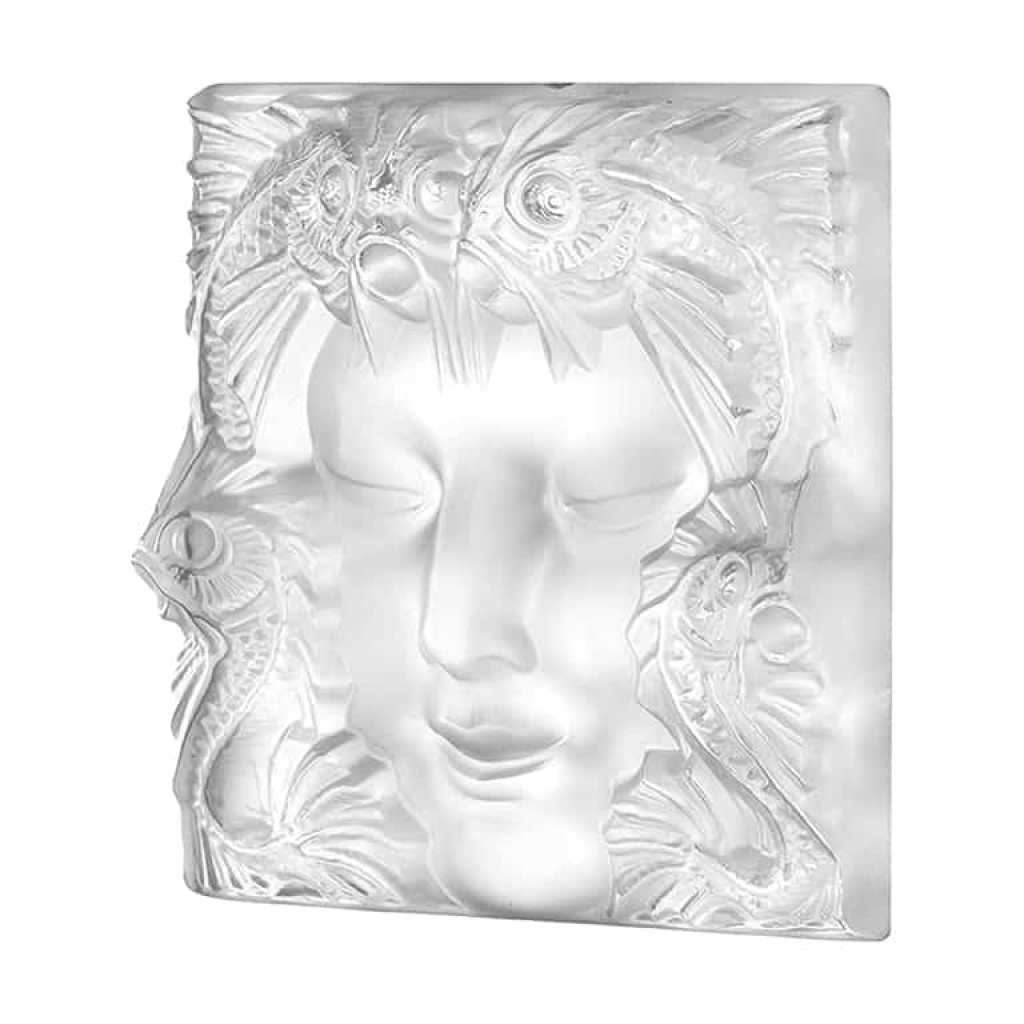 Lalique France : «Masque de femme» Motif décoratif | Biron Lalique France : «Masque de femme» Motif décoratif